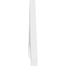 Ekena Millwork Pitch Wellington Architectural Grade PVC Gable Pediment, 36"W x 9"H x 1"P (6/12) GPP036X009X100WEL - alternate 5